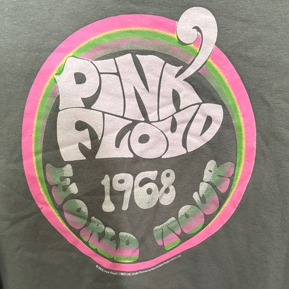Vinyl Threads Pink Floyd Green Sweatshirt - Picture 3 of 8